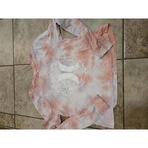 Hurley Women's Long Sleeve crop Tie-Dye T-Shirt, XS